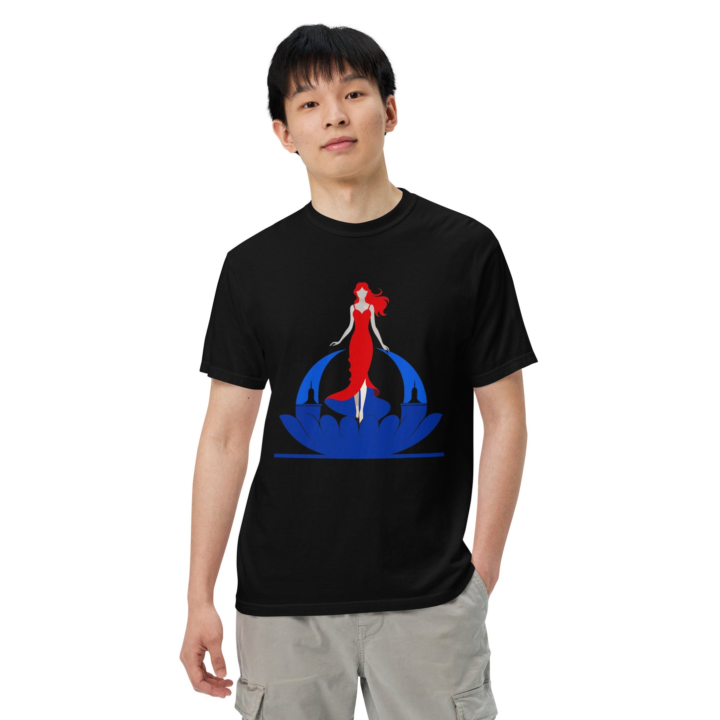 Urban Venus Unisex garment-dyed heavyweight t-shirt