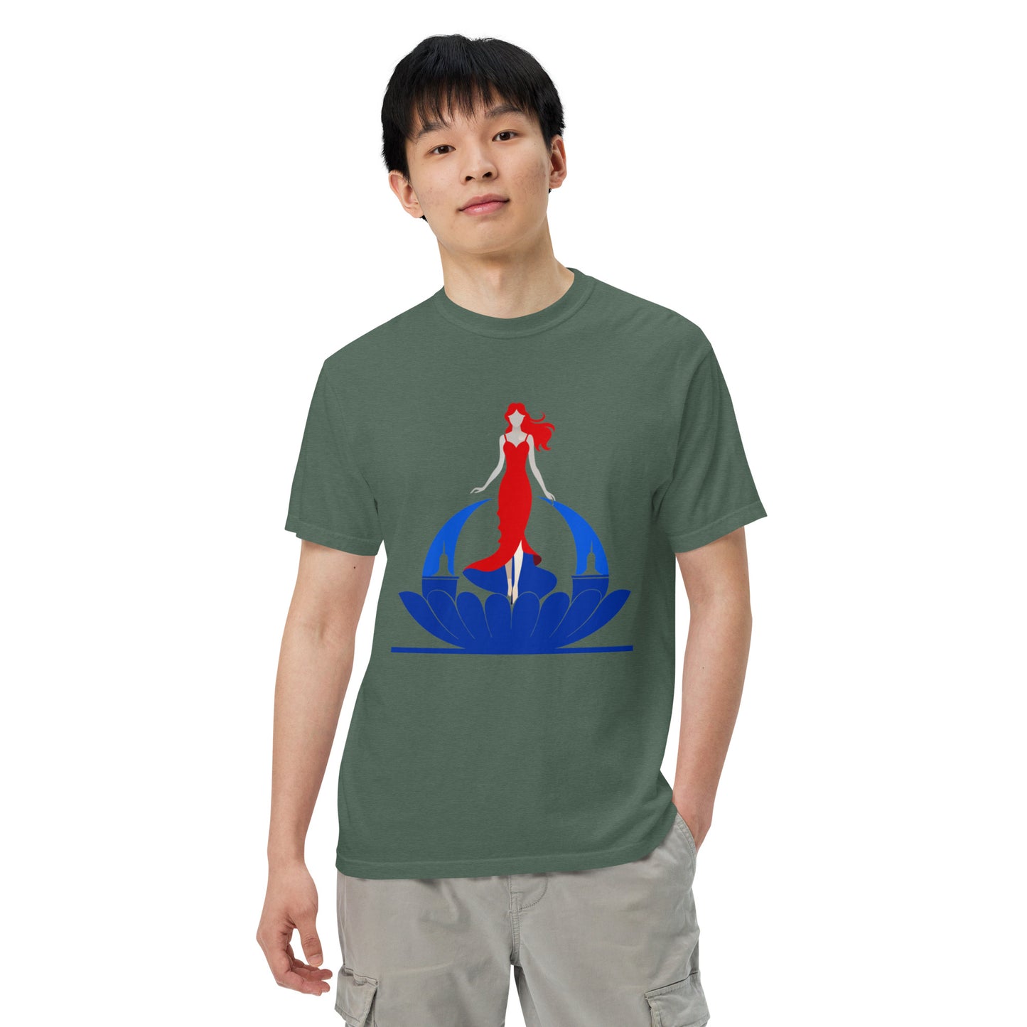 Urban Venus Unisex garment-dyed heavyweight t-shirt