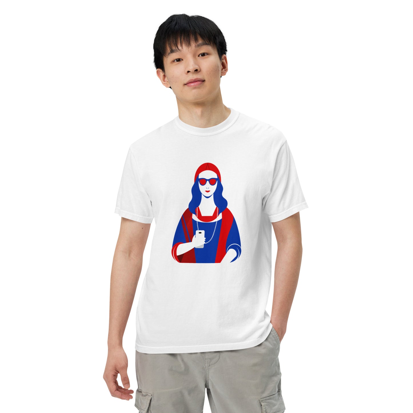 Modern Mona Unisex garment-dyed heavyweight t-shirt