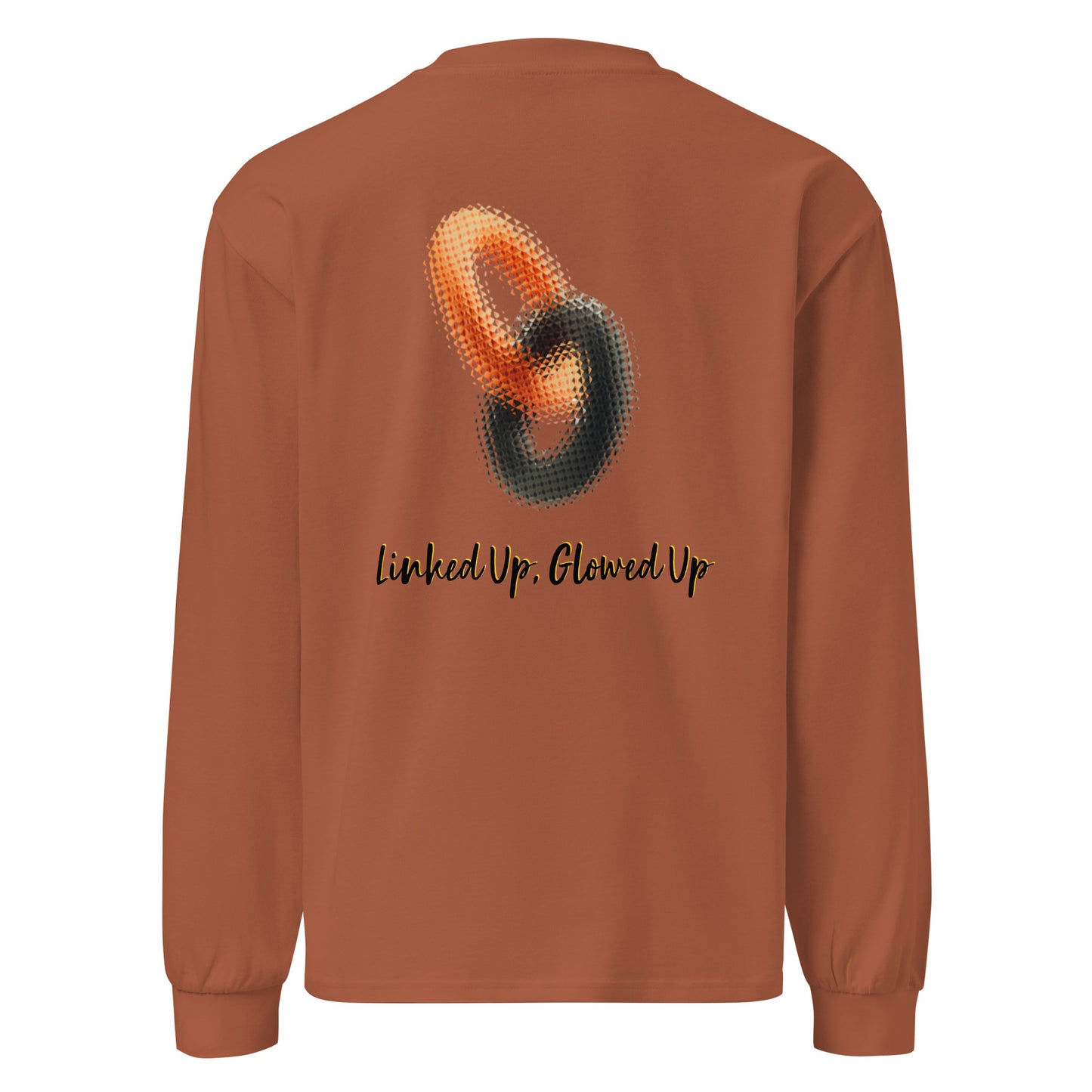 Linked Up, Glowed Up | Premium heavyweight long sleeve shirt